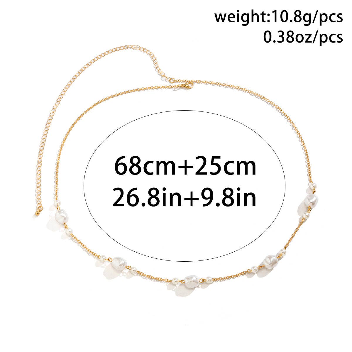 White Sexy Peral Waist Chain DPJYD8 for wholesale on Faire7
