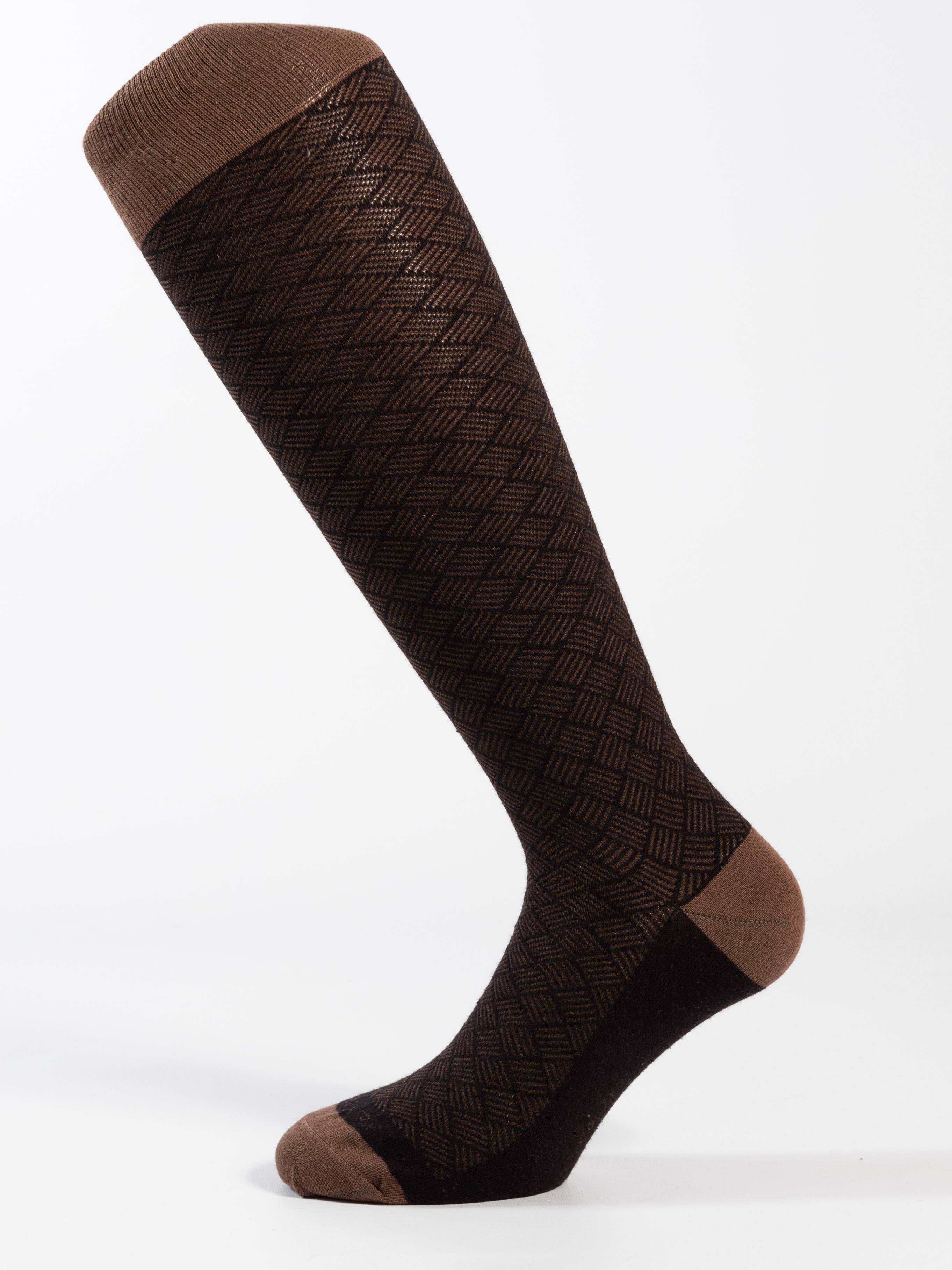 Calze Yemega - Vente Chaussettes – homme - Chaussettes à motif diagonale pour hommes2