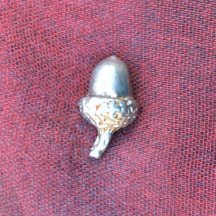 William Sturt Fine Pewter – Engroshandel Manchetknapper/skjorte - Herre – Carved Acorn Tin Manchetknapper Hånd støbt Af William sturt