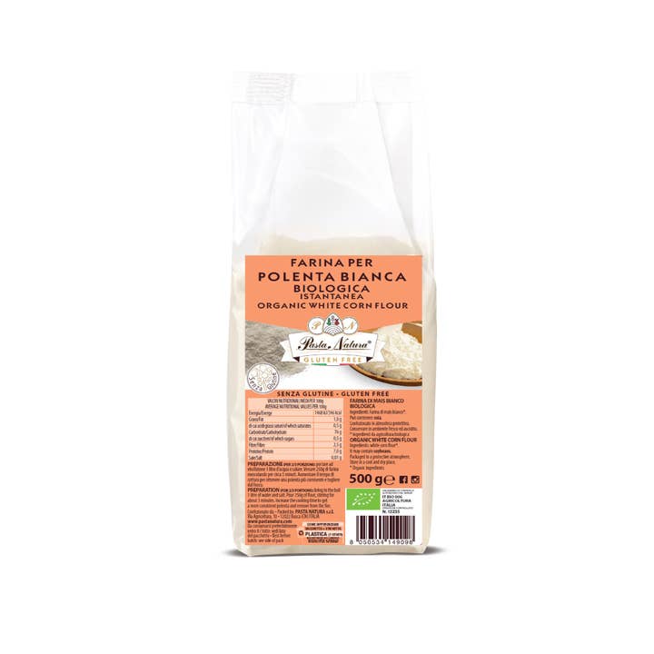PASTA NATURA - Wholesale Cornmeal - Bio & Gluten Free White Corn Polenta