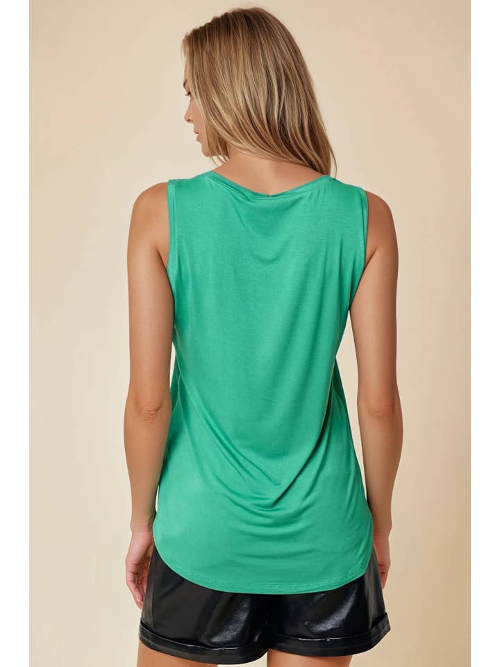 Doe and Rae - Wholesale Tank Top - Women's - TEXTURED KNIT TANK TOP - 43272T-1