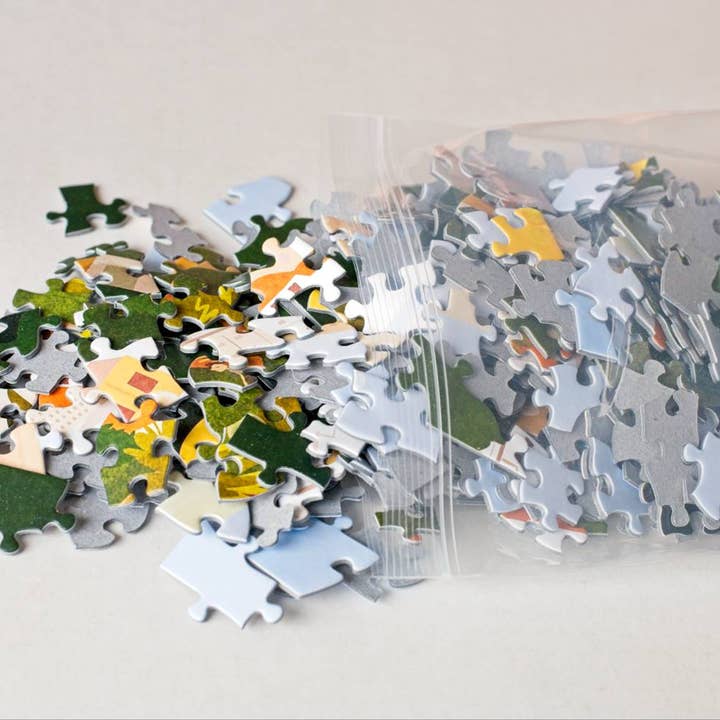 Oakland Puzzle Company - Wholesale Puzzle - Adult - Simple Pleasures at Dolores Park 500-Piece Jigsaw Puzzle 2