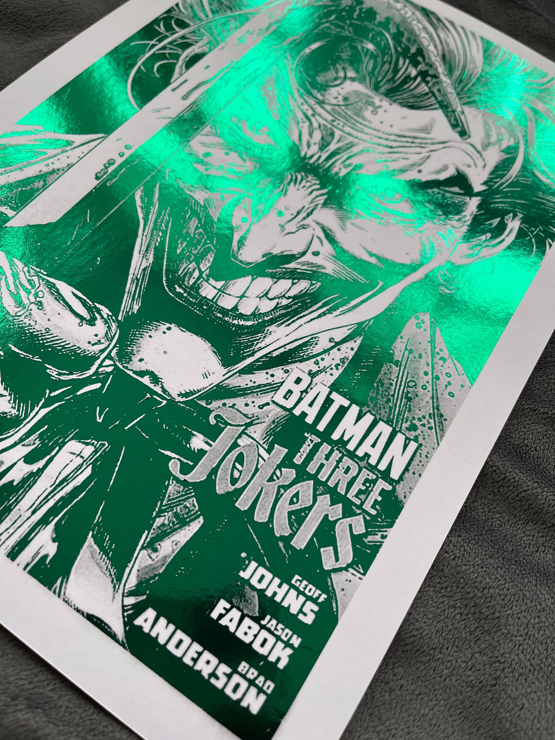 Billies Inks - Wholesale Art Print - Joker Foil Print1