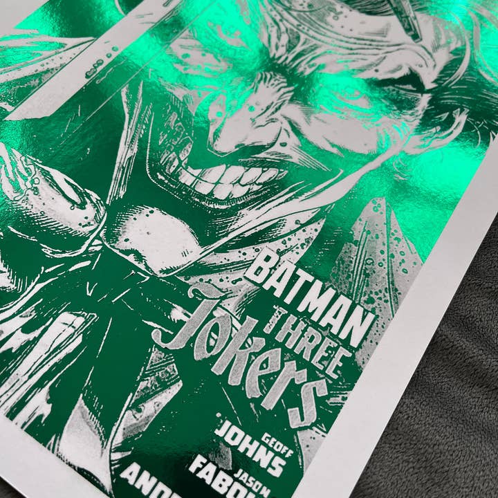 Billies Inks - Wholesale Art Print - Joker Foil Print1