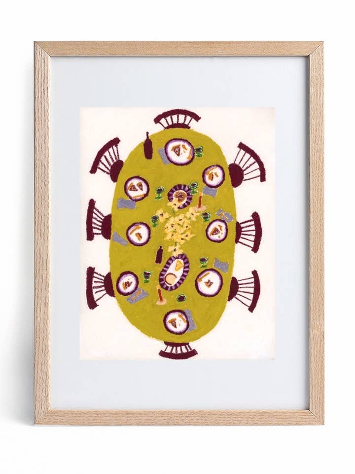 "Impression « Dîner avec des amis »" pour la vente par Allie Burton Art