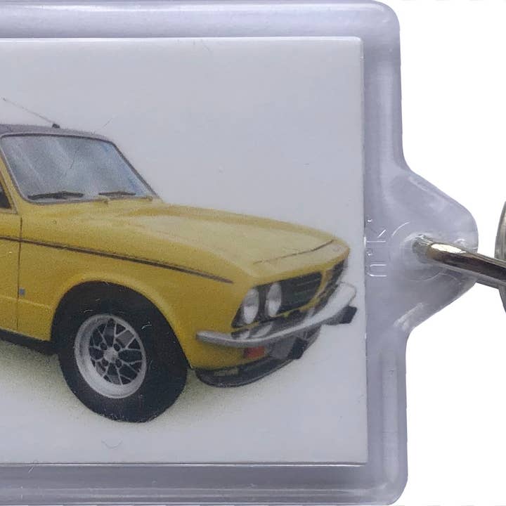 Triumph Dolomite Sprint - Keyring with Image 50x35mm for wholesale by Witherden's Workshop