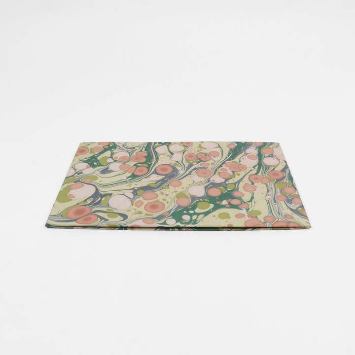 Craft Boat - Wholesale Basket - MARBLED HEXAGON COLLAPSIBLE BASKET - MOSS BUBBLE4