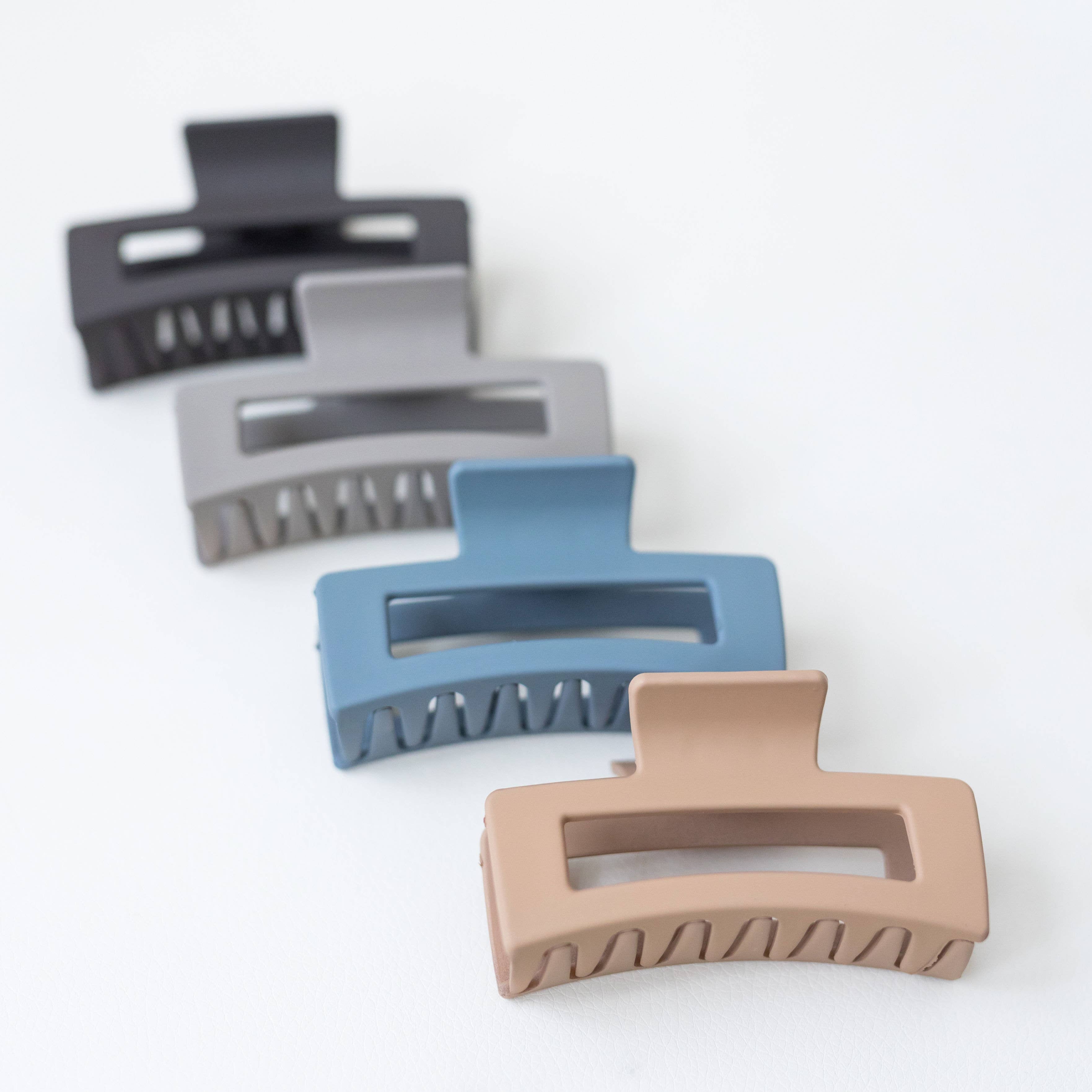 blush & bubbly - Vendita all'ingrosso Fermaglio per capelli - Donna - Fermaglio per capelli artiglio | Fermaglio per capelli rettangolare | Collezione3