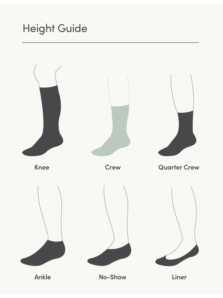 Ribbed Crew Socks - Moss for wholesale on Faire