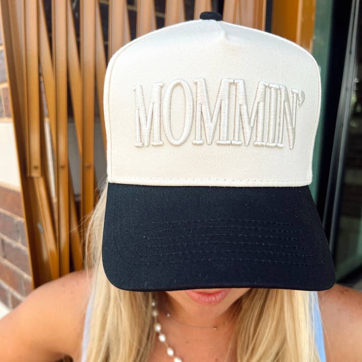 KENZKUSTOMZ - Wholesale Trucker Hat - Women's - Mommin' - Black Vintage Trucker Hat