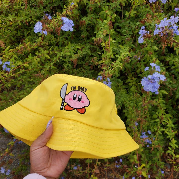 Magical Girl Bella - Wholesale Bucket Hat - Women's - I'm Baby Meme Pink Blob Bucket Hat2