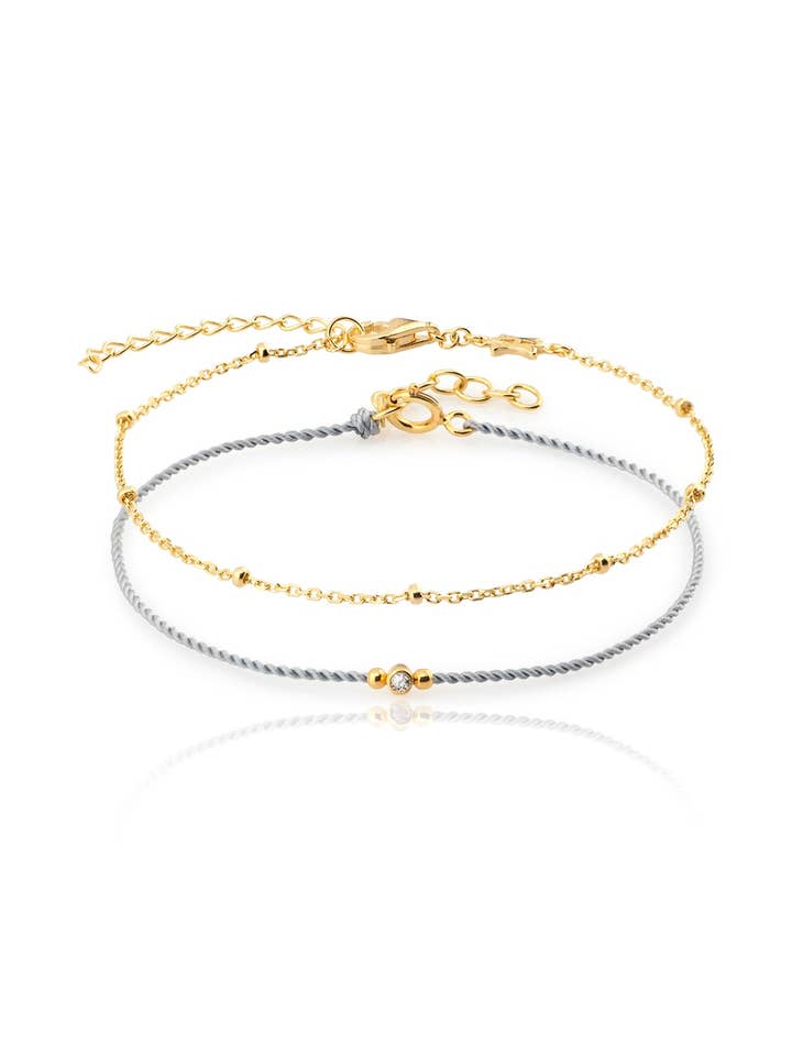 MIX guld grå guld armbånd for engroshandel hos Aran Jewels