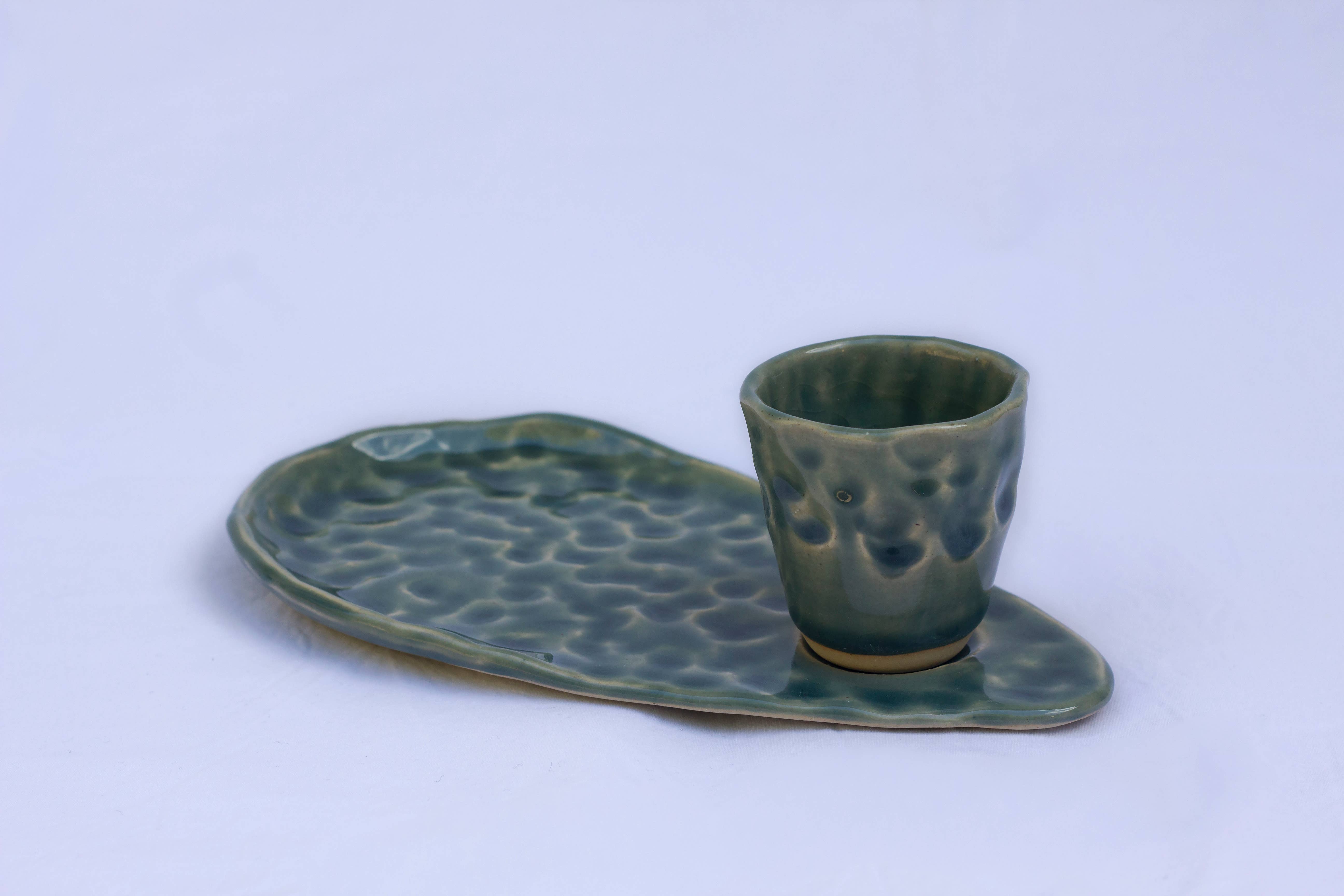 Semear - Wholesale Coffee/Tea Cup - Coffee Service, Gray Fingerprints1