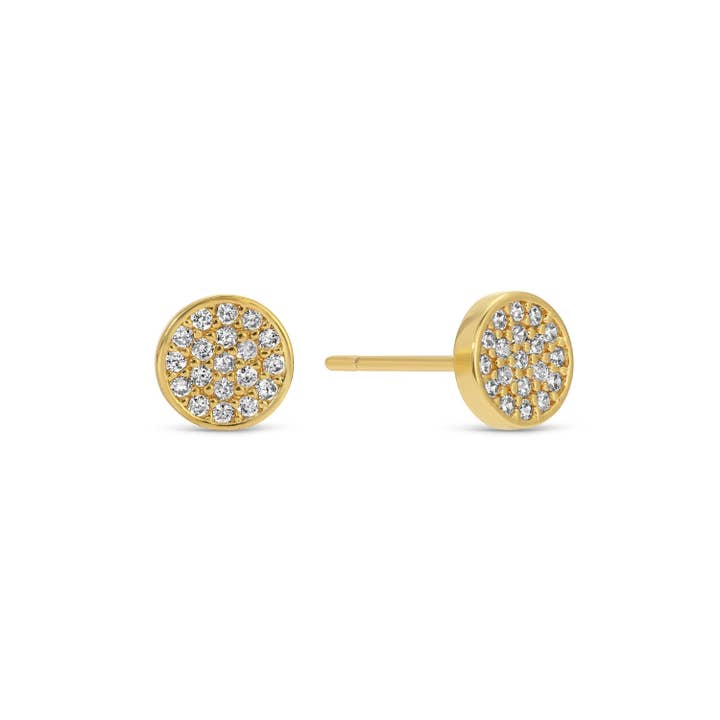Splendid Iris - Wholesale Jewelry Set - Pave Velvet Stud Gift Set