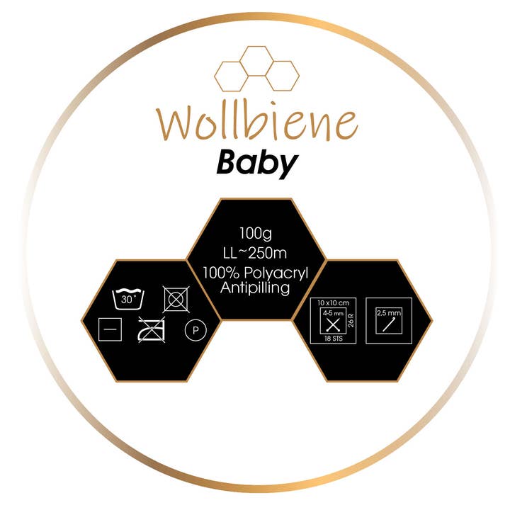 Wollbiene - Wholesale Yarn - Woolbee baby knitting wool antipilling 100g crochet knitting21