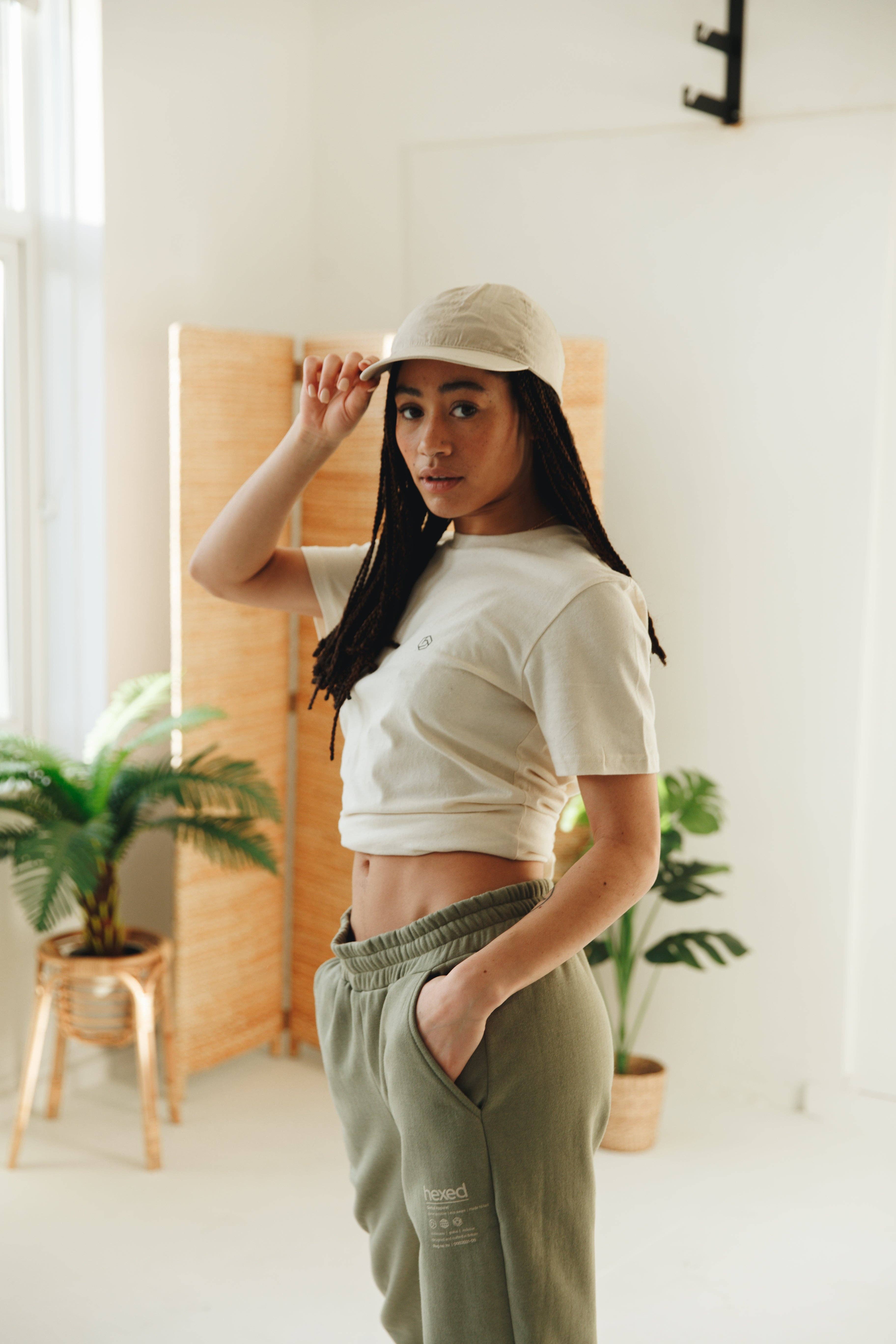 Light Khaki PLANET POSITIVE UNISEX JOGGER for wholesale on Faire1