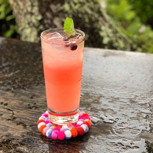 Global Crafts – Großhandel Untersetzer – Bunte Filzkügelchen-Untersetzer – Set mit 4 Stück1