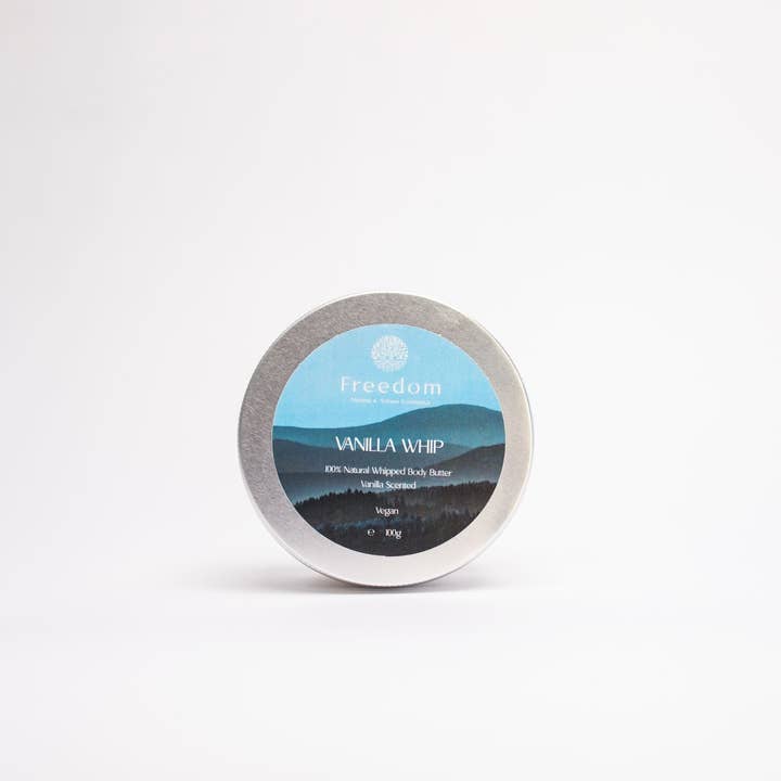 Vanilla Whip Natural Vegan Body Butter Vanilla Scented for wholesale by Freedom Cosmetics