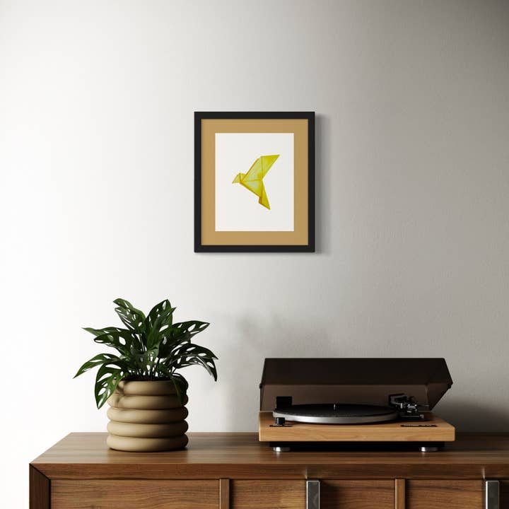 Impresión de Pájaro de Origami, Arte de Criatura de Plegado de Papel para venta al por mayor de CMarie Northwest