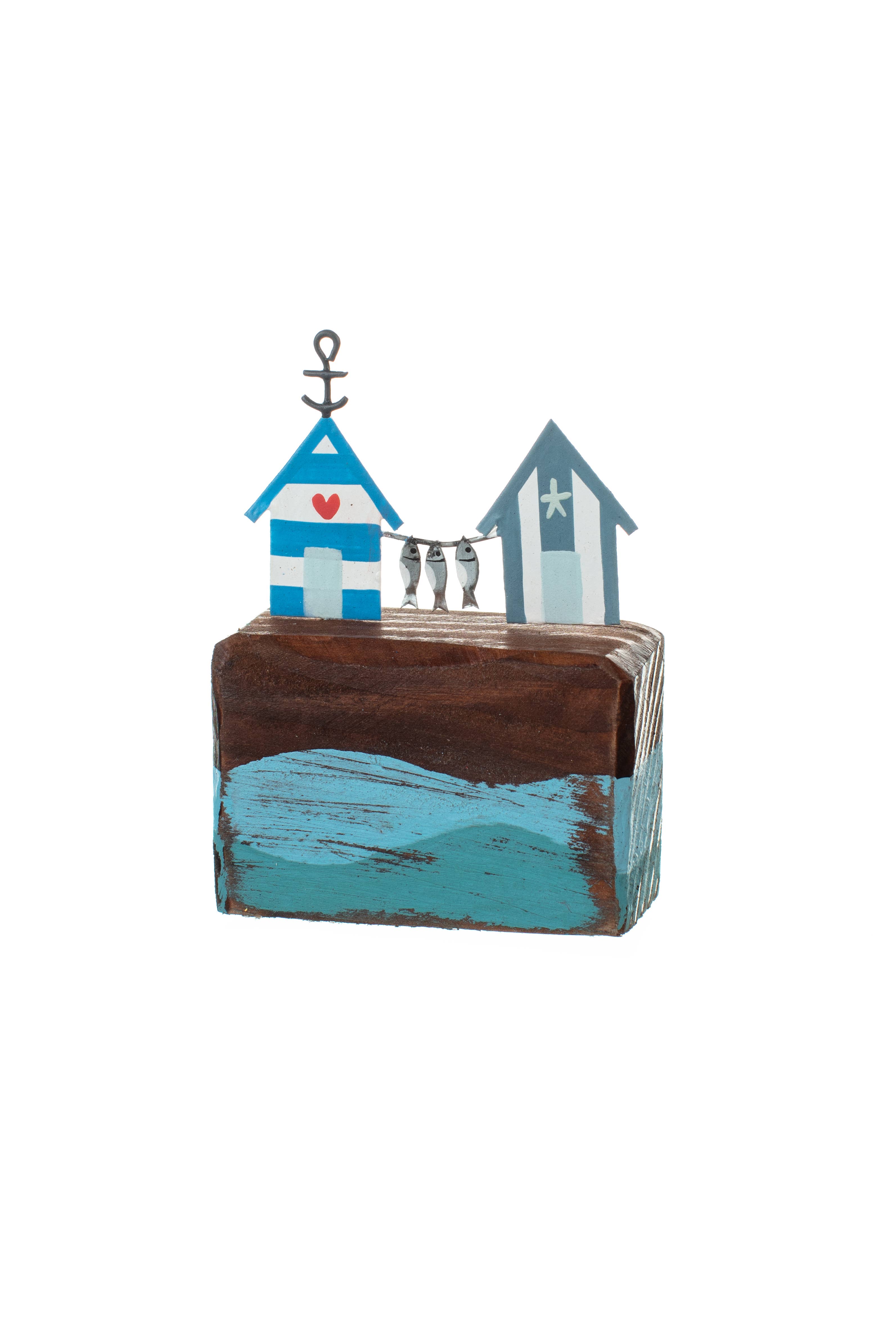 Shoeless Joe Ltd – wholesale Decorative tabletop object – Beach Hut Fish On Line