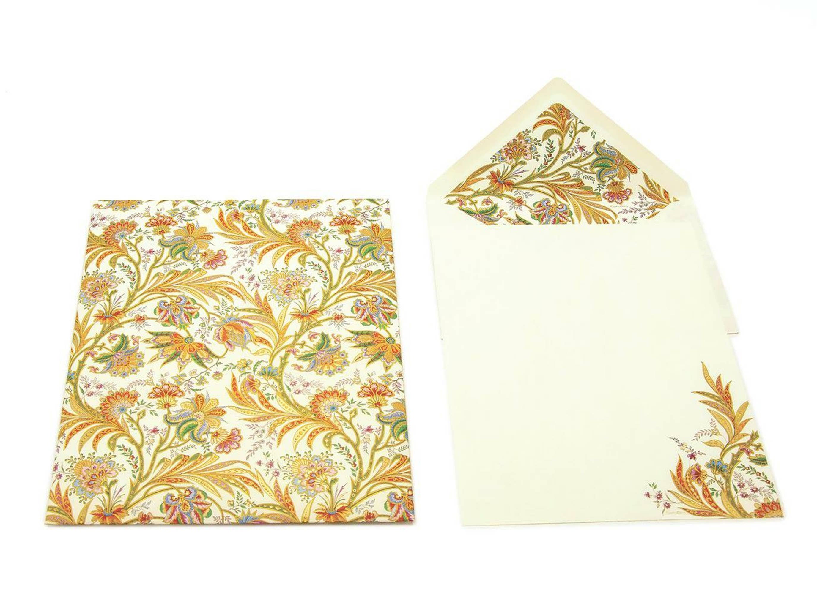 San Lorenzo Design - Vendita all'ingrosso Set di cartoleria/cancelleria - Foglie per Scrittura e Carte da Lettera Italiane con Busta, Portfolio6