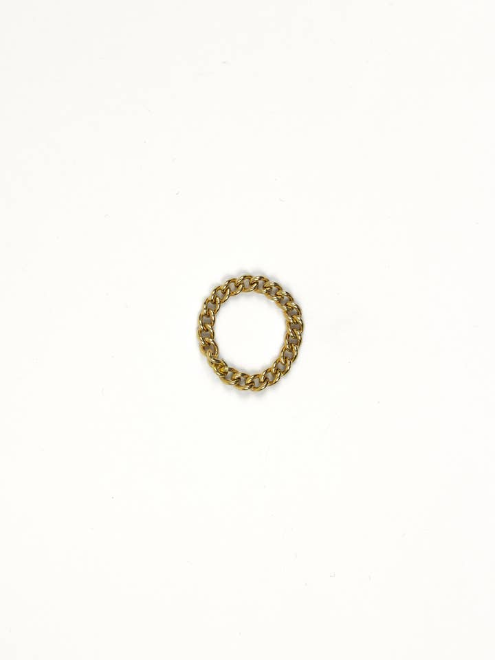 Chunky Chain Ring 925 Silver for wholesale by Emilie Pesch