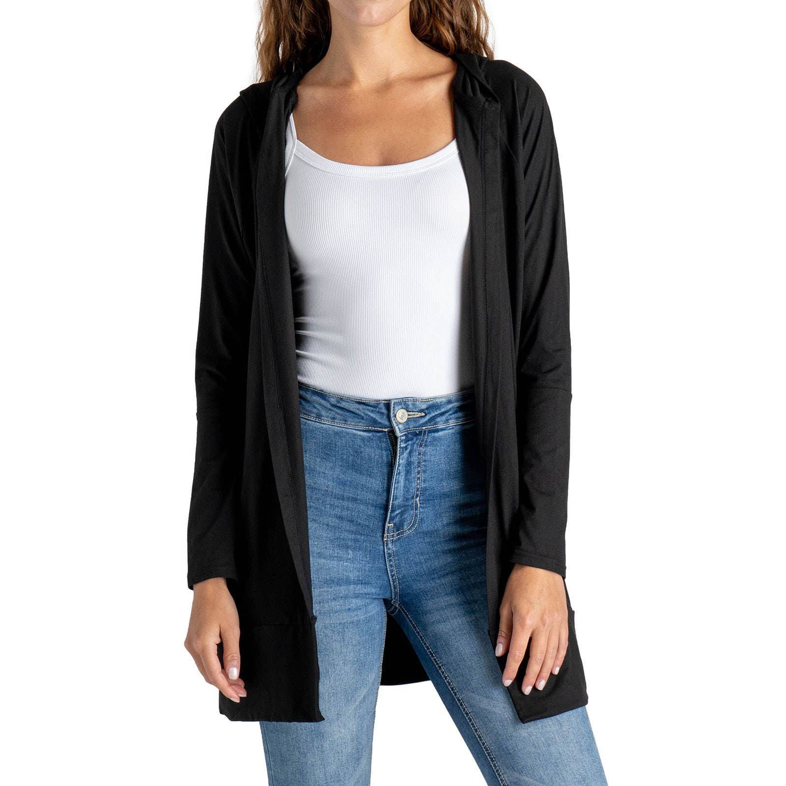 DM Merchandising – Cardigan - Mulher por atacado – FITKICKS Everywear Cardigan Aberto Stock0