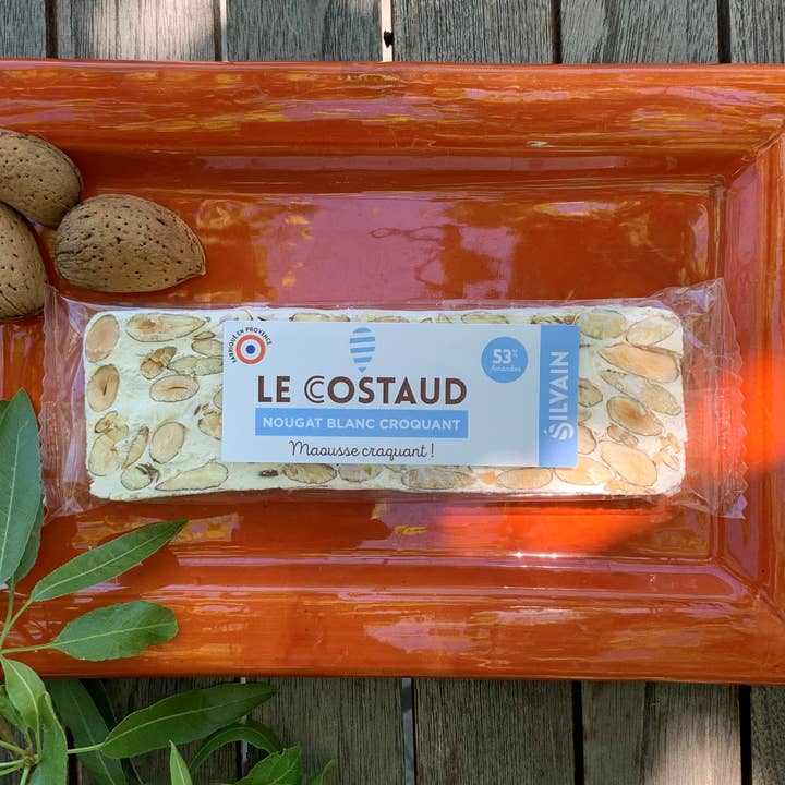 CRUNCHY WHITE NOUGAT - BAR 100g for wholesale by Nougats Silvain