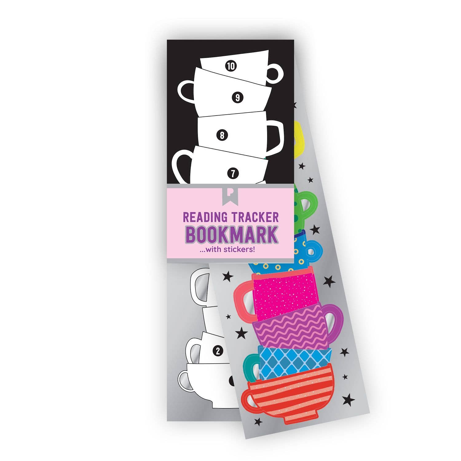 Pipsticks - Wholesale Sticker - Teacup Reading Tracker Bookmark1