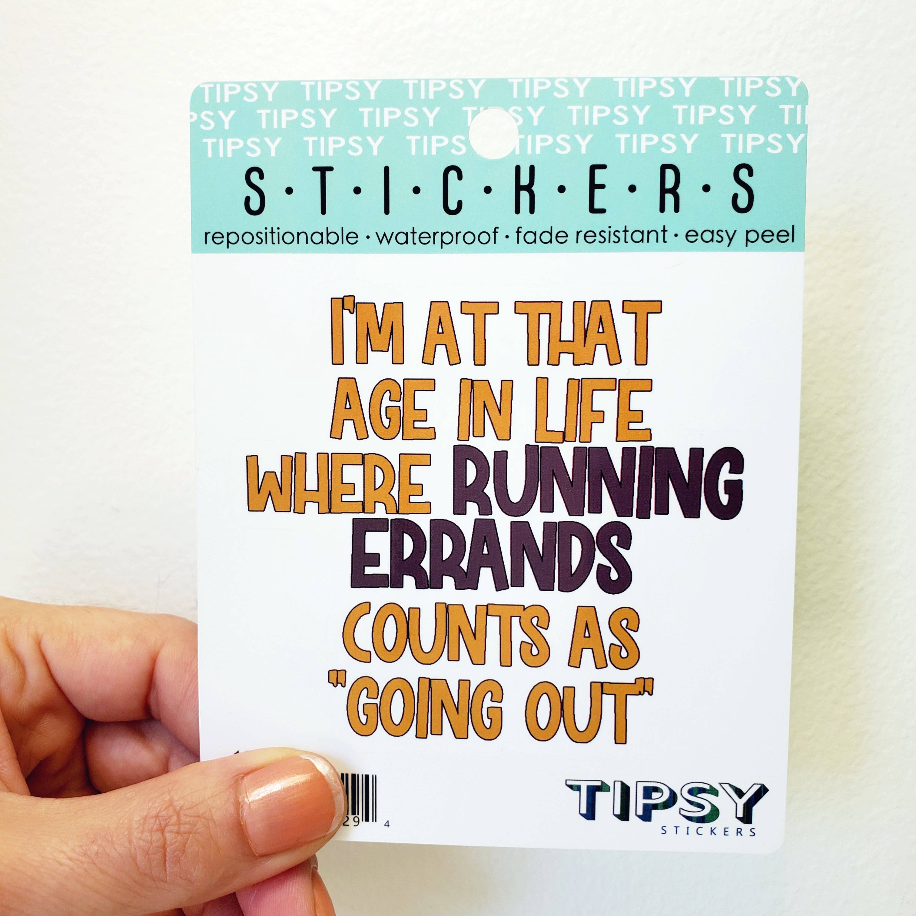 Tipsy Stickers – Großhandel Aufkleber – Sticker | Ich bin in diesem Alter2