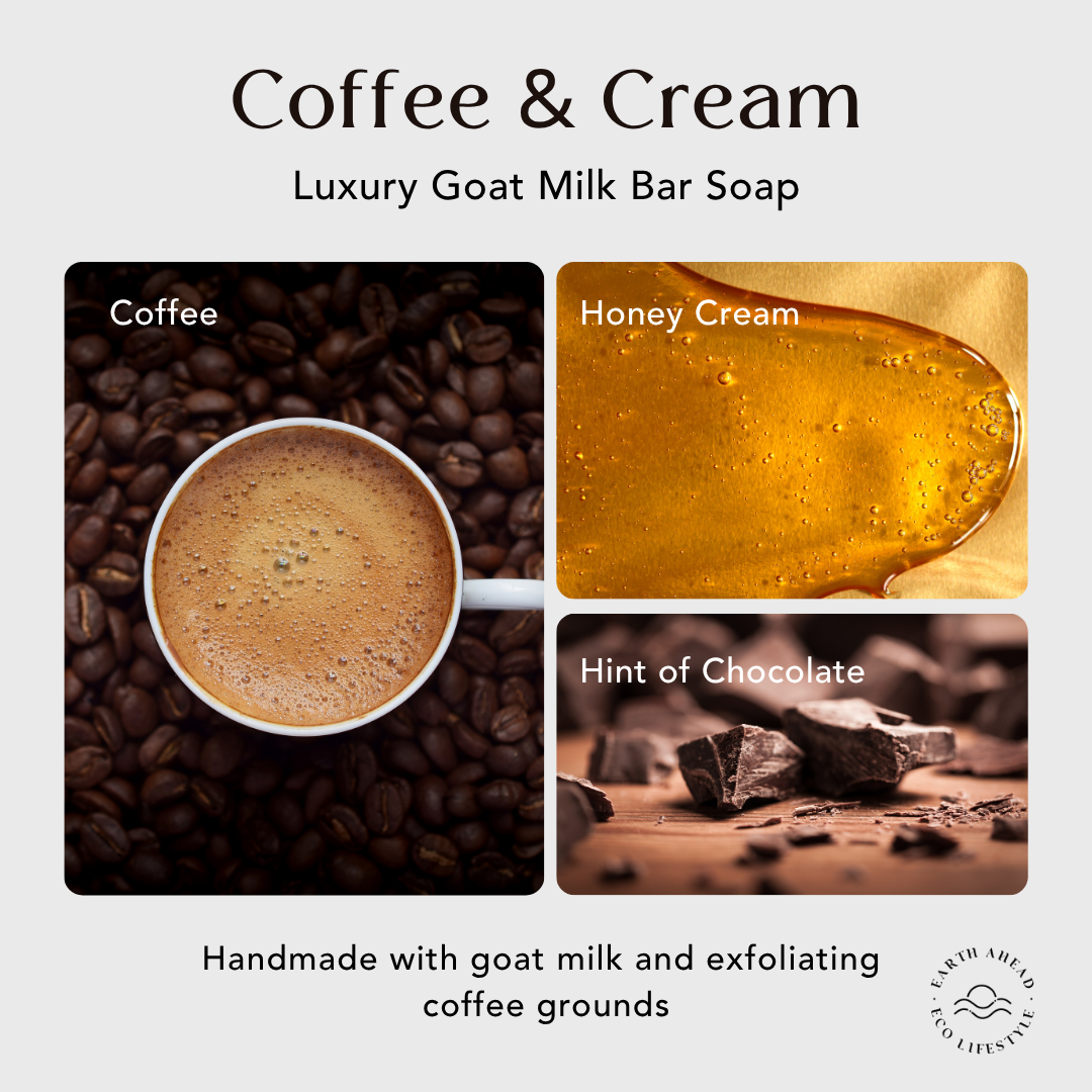 Earth Ahead - Wholesale Bar Soap - COFFEE & CREAM Luxury Goat Milk Bar Soap2