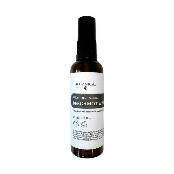 Bergamot and Wild Orange Deodorant for wholesale by Kotanical