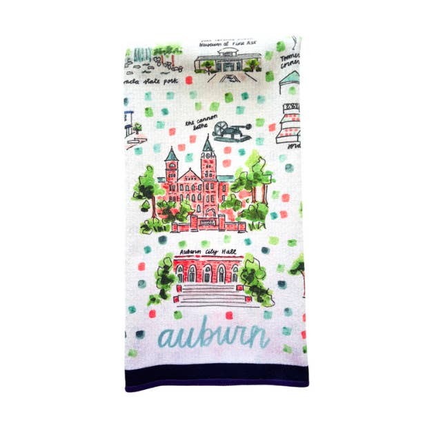 Double Sided Auburn Tea Towel for wholesale by KEVA and Created By