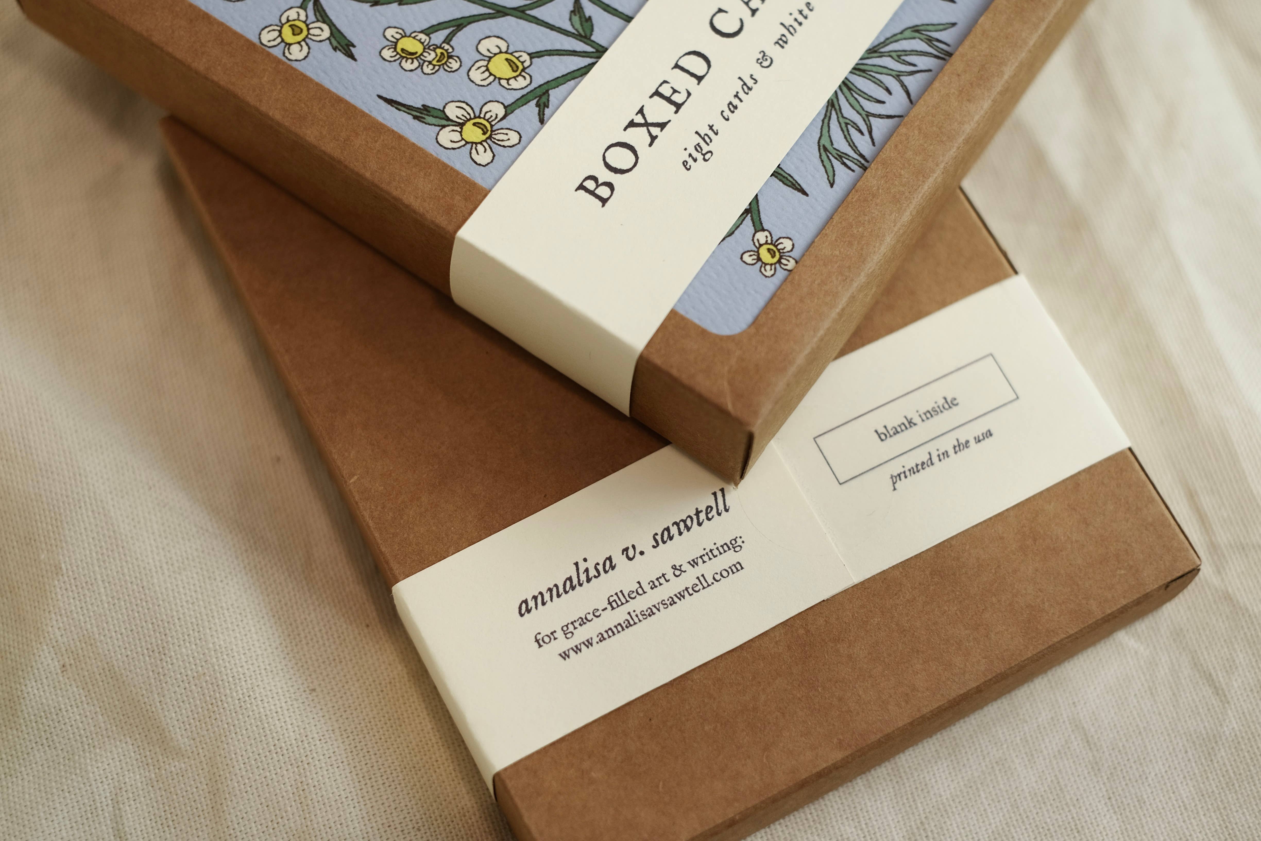 annalisa v. sawtell - Wholesale Stationery/Notecard Set - Bunch of Thanks | Boxed Card Set of 8 | A25