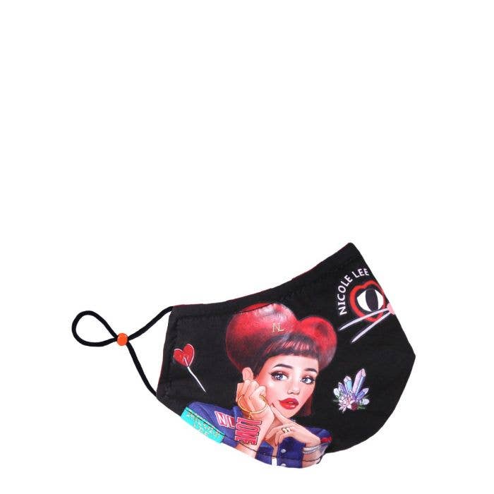 Nicole Lee - Wholesale Protective Face Mask/Shield - Mascarilla/Cubreboca Con Estampado De Filtro Sintético7