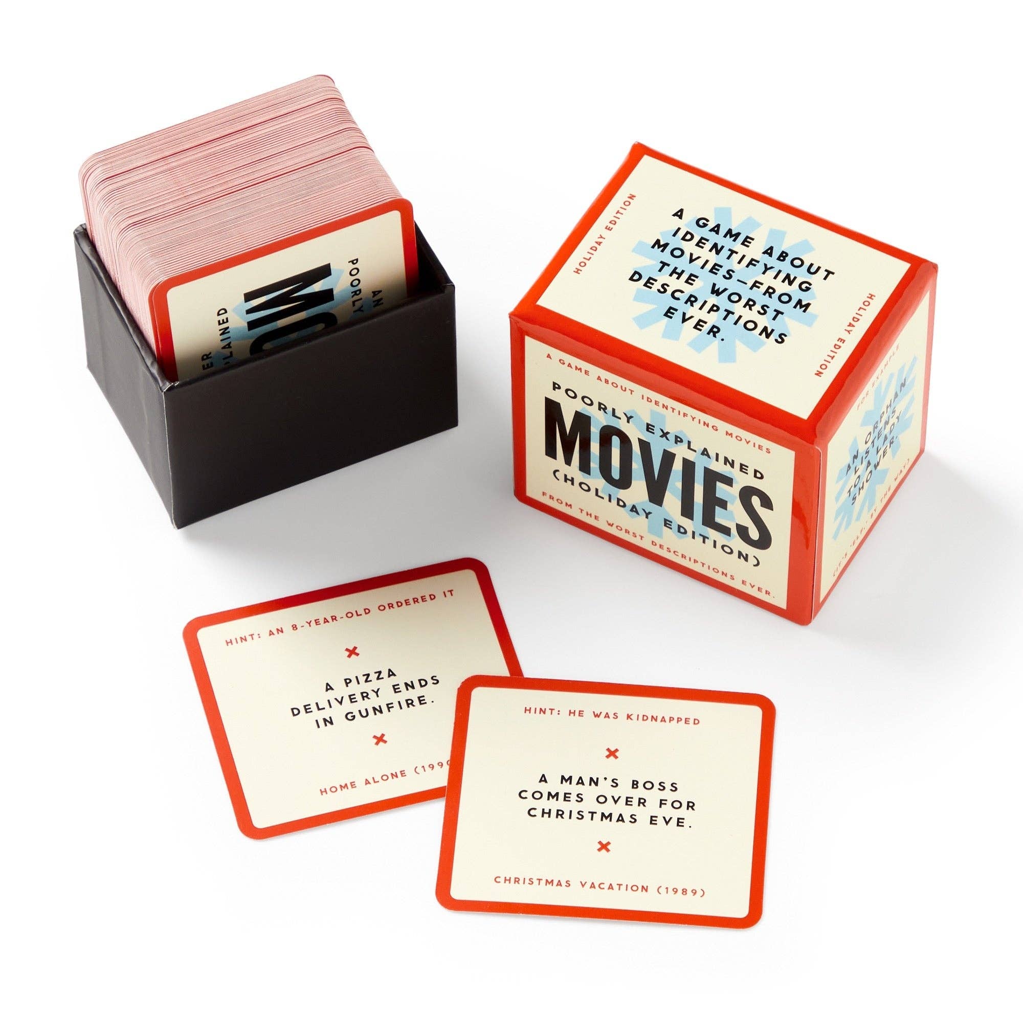 Chronicle Books - Wholesale Card Game - Brass Monkey Mini Poorly Explained Movies - Holiday Edition2