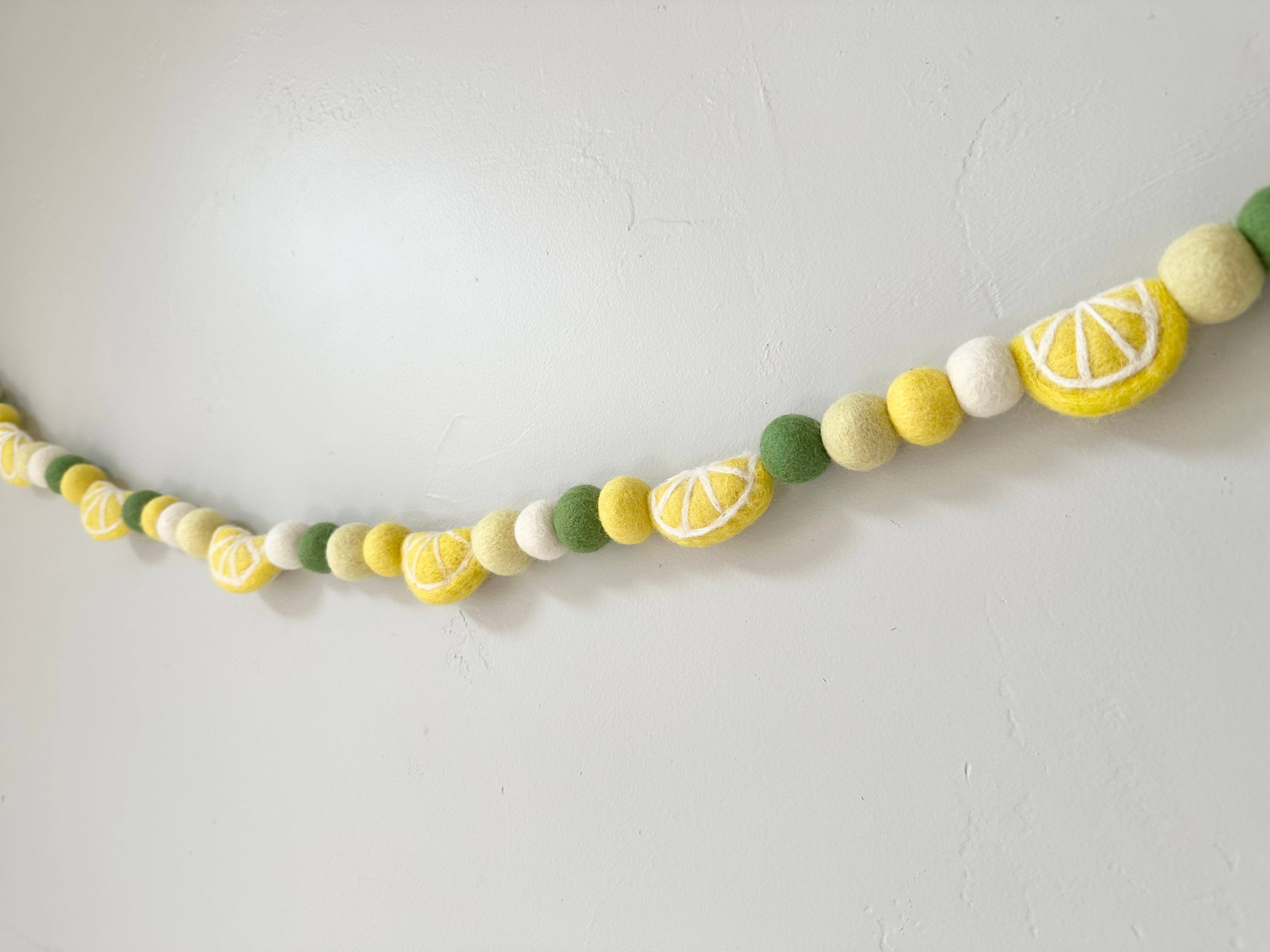 Wool Jamboree - Wholesale Bunting/Garland - Lemonade Garland4