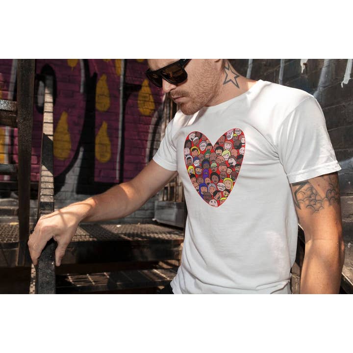 Love Everybody Men's T-Shirt for wholesale by nakedpastor