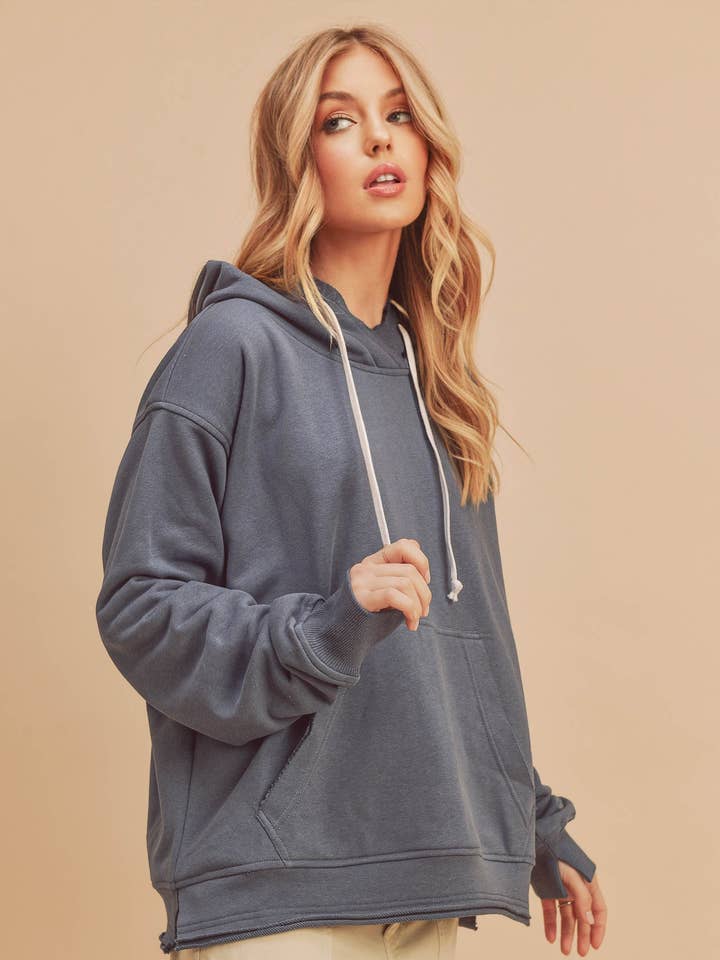 Sudadera con capucha Clara 935BK para venta al por mayor de AEMI + CO