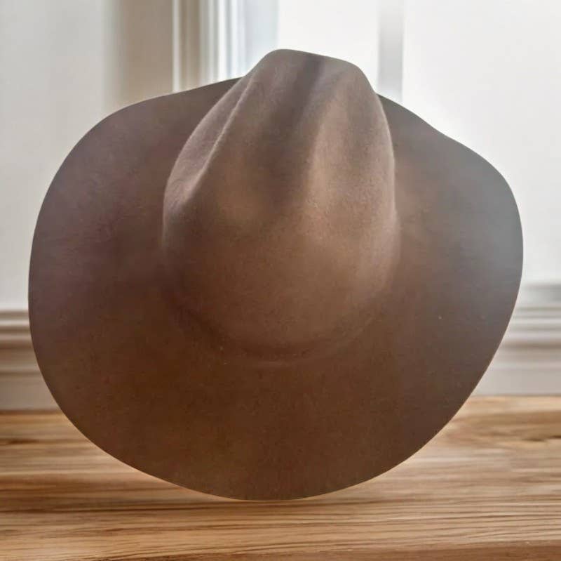 Queens INC - Vente Chapeau de cowboy – femme - Chapeau de cowboy Cattleman classique en laine australienne 15