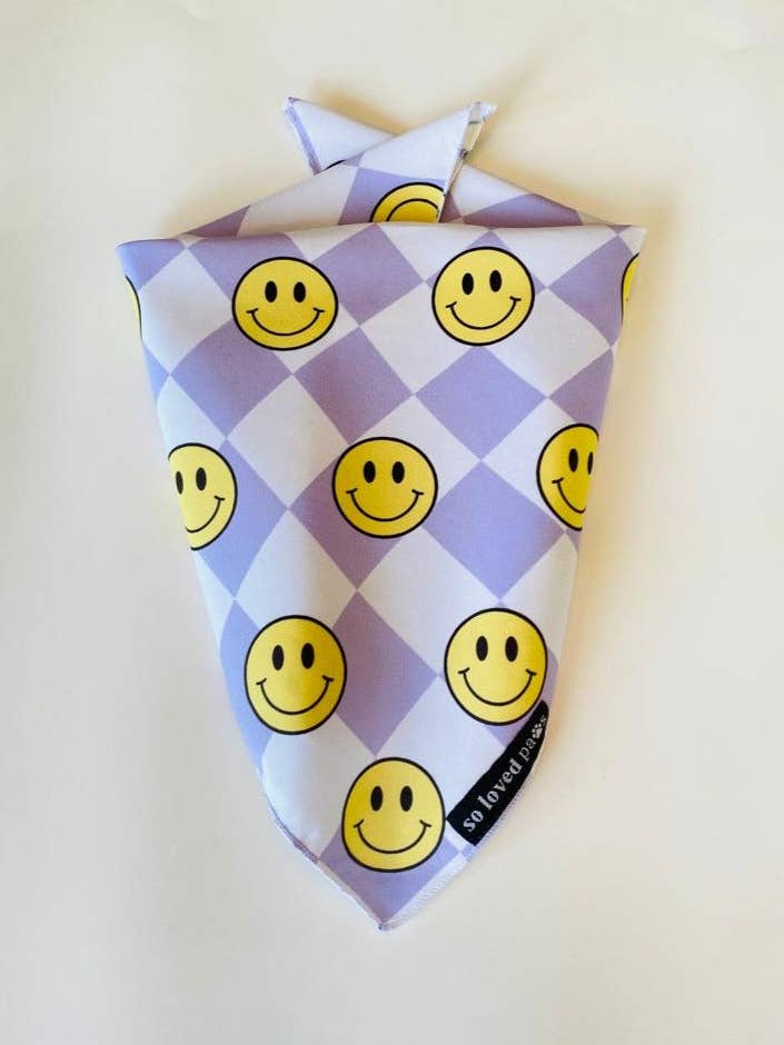 Bandana: Smiley para venta al por mayor de So Loved Paws