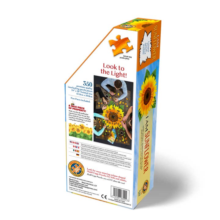 Madd Capp Games & Puzzles - Wholesale Puzzle - Adult - I AM SUNFLOWER 350 piece jigsaw puzzle - gift3