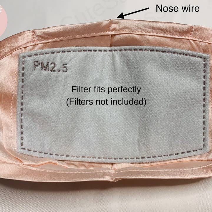 Cute Sass ™ - Wholesale Medisch gezichtsmasker - MULBERRY ZIJDEN GEZICHTSMASKER MET FILTERZAK21