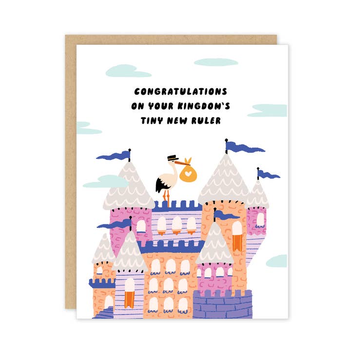 Baby Kingdom Card for wholesale by Party of One