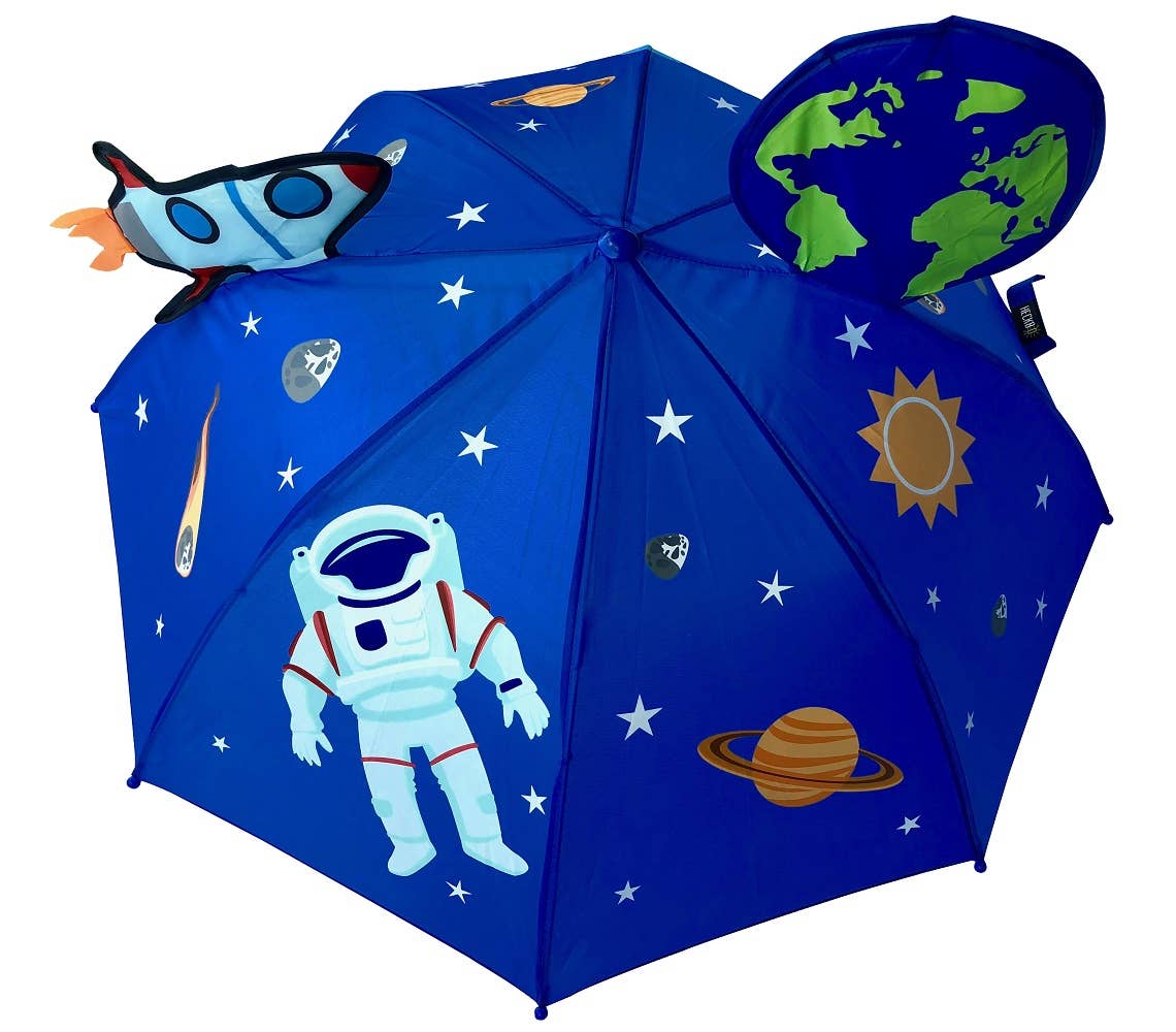 HECKBO - Vendita all'ingrosso Ombrello - Bambini - Ombrello Spaziale 3D per Bambini1