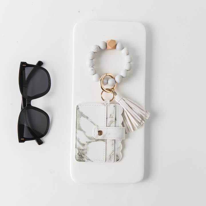 Sparkle Being - Wholesale Wristlet - Silicone Wristlet Wallet Keychain - Cute Card Holder (Jane)10