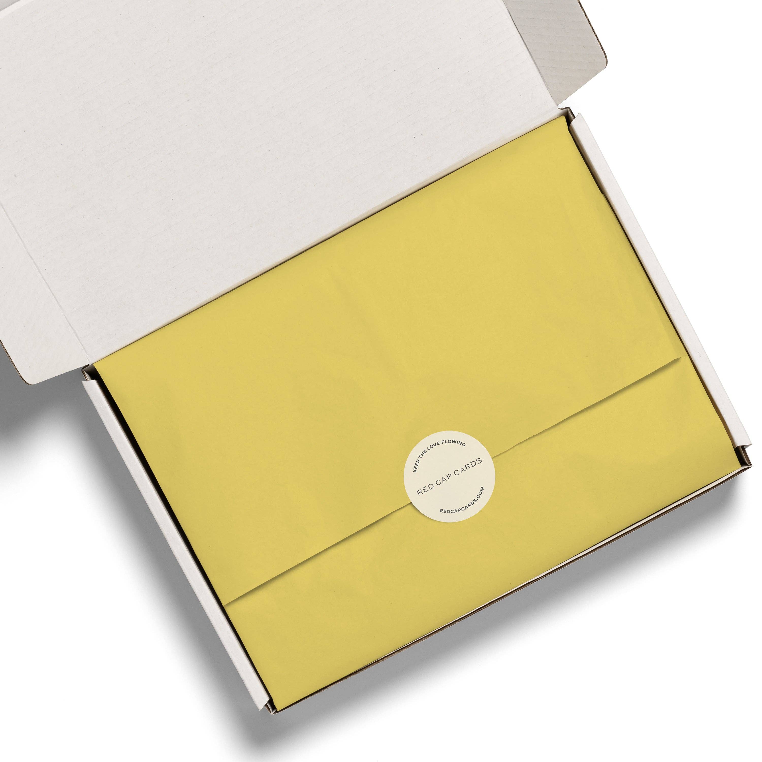 Red Cap Cards - Wholesale Tissue Paper - Butter Yellow tissue paper1