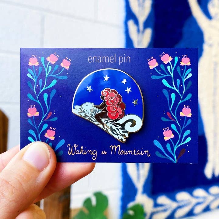 Zura Mountain Pin for wholesale by Lisa Junius