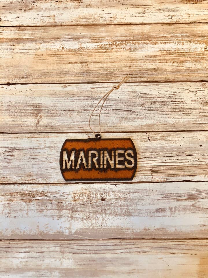 Marines Ornament for wholesale by Universal Ironworks USA