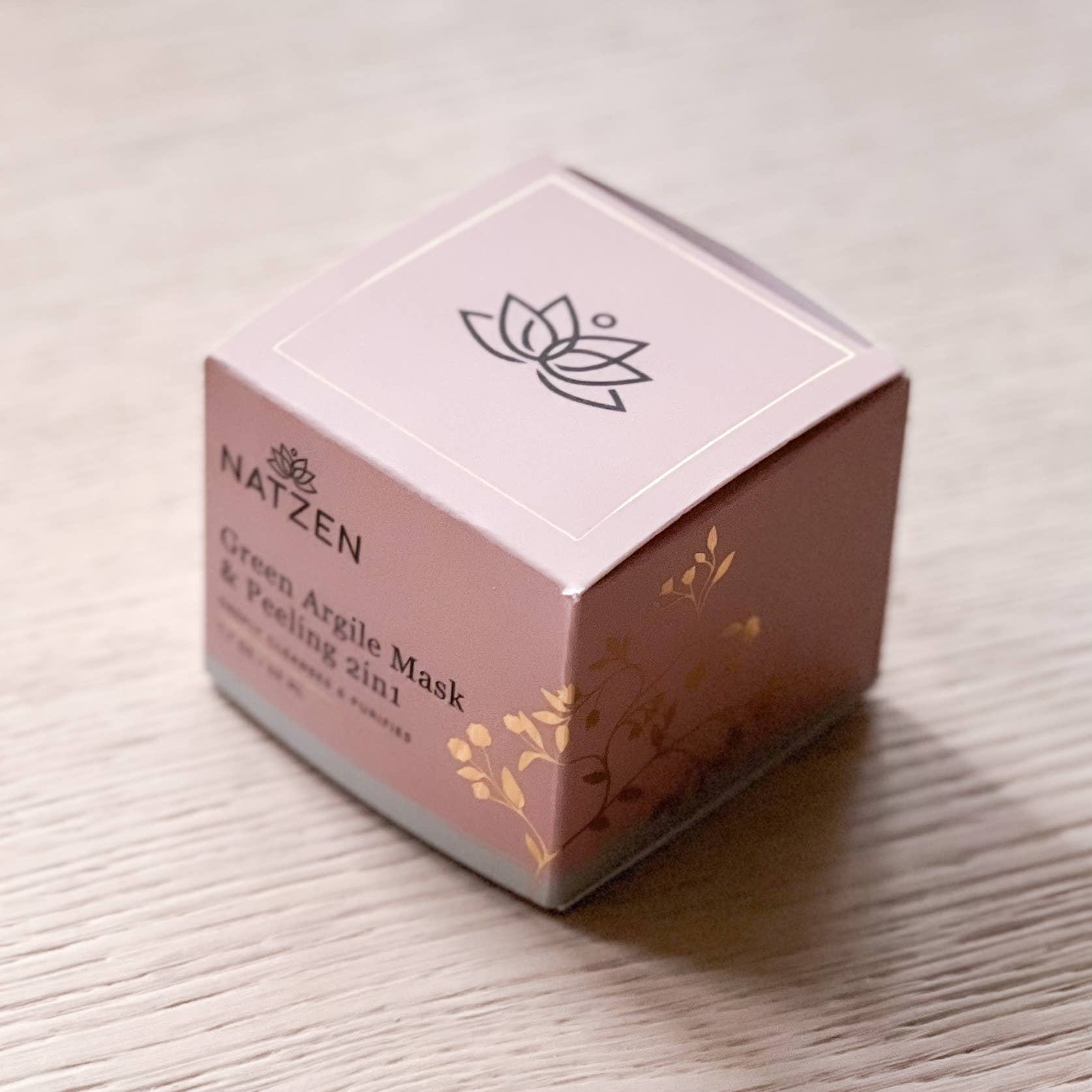 NatZen – wholesale Skincare face mask – Green Argile 2 In 1 Exfoliating Clarifying Face Mask3